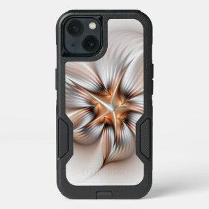 Floral Elegance Modern Abstract Fractal Art iPhone 13 Case