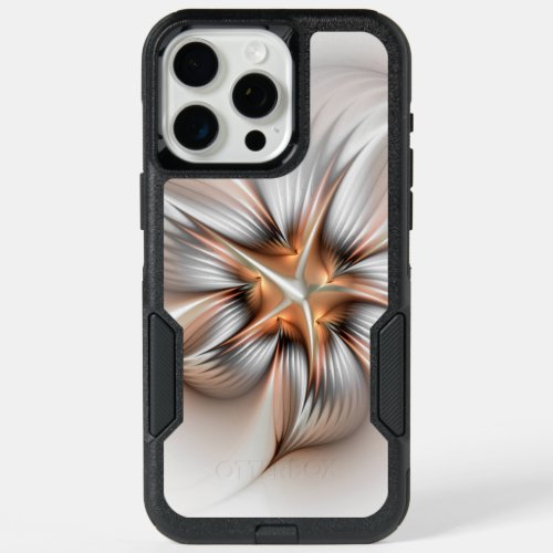 Floral Elegance Modern Abstract Fractal Art iPhone 15 Pro Max Case