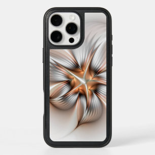 Floral Elegance Modern Abstract Fractal Art iPhone 16 Pro Max Case