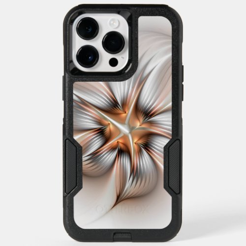 Floral Elegance Modern Abstract Fractal Art OtterBox iPhone 14 Pro Max Case