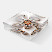 Floral Elegance Modern Abstract Fractal Art