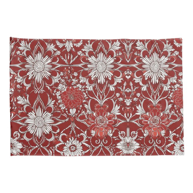 Floral Elegance Pillowcase (Back-Right)