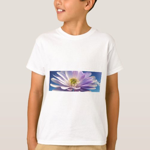 Floral Elegance Skyward Harmony T_Shirt