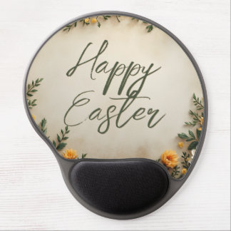 Floral Elegance - Springtime Easter Greetings Gel Mouse Pad