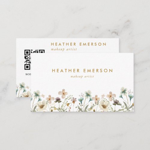 Floral Elegant Business Card