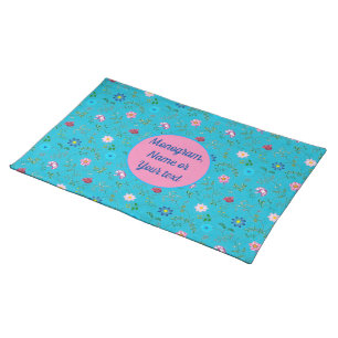 Floral Elegant Cloth Placemat