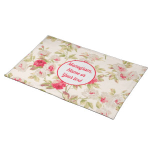Floral Elegant Cloth Placemat