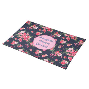 Floral Elegant Cloth Placemat