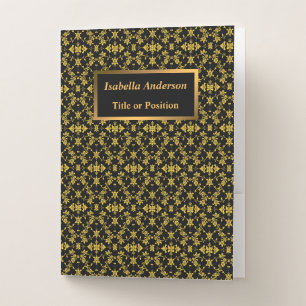 Floral Elegant Luxury Modern Collection Pocket Folder