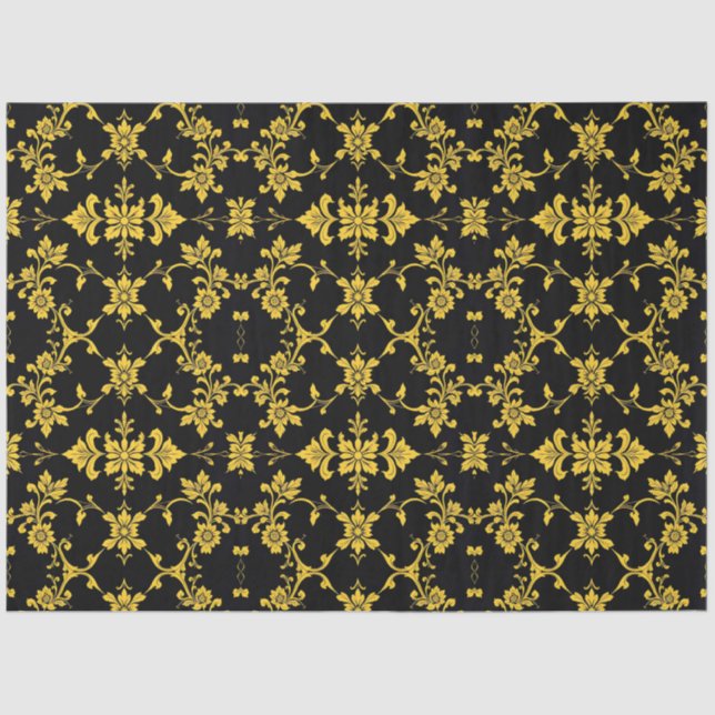 Floral Elegant Luxury Modern Collection Tissue Paper (Front)