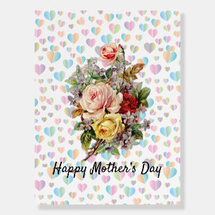 Floral Elegant Mother’s Day Design Foam Board