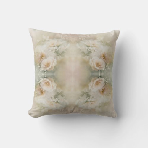 Floral Elements Throw Pillow