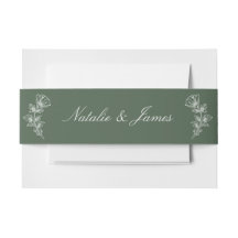 Floral Emerald Green Garden Old Money Wedding