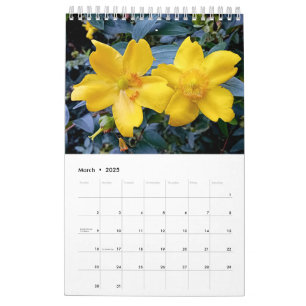 Floral England Calendar