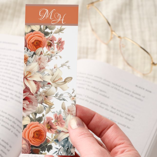 Floral English Cottage Garden Bookmark (Creator Uploaded)