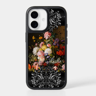 Floral English Romance Monogram iPhone 17 Case