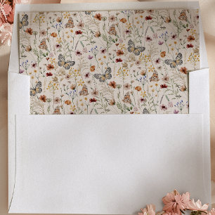 Floral Envelope Liner
