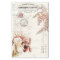 Floral Ephemera Decoupage Paper