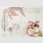 Floral Ephemera Decoupage Paper