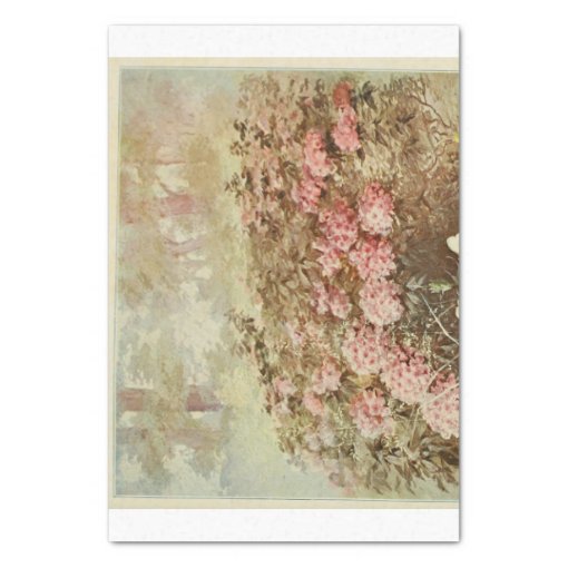 Floral Ephemera Decoupage Pink Hydrangeas Tissue Paper Zazzle