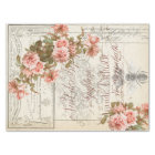 Floral Ephemera Decoupage Tissue