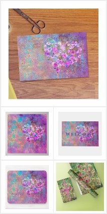 Floral Ephemera Handwriting Abstract Gold Gifts