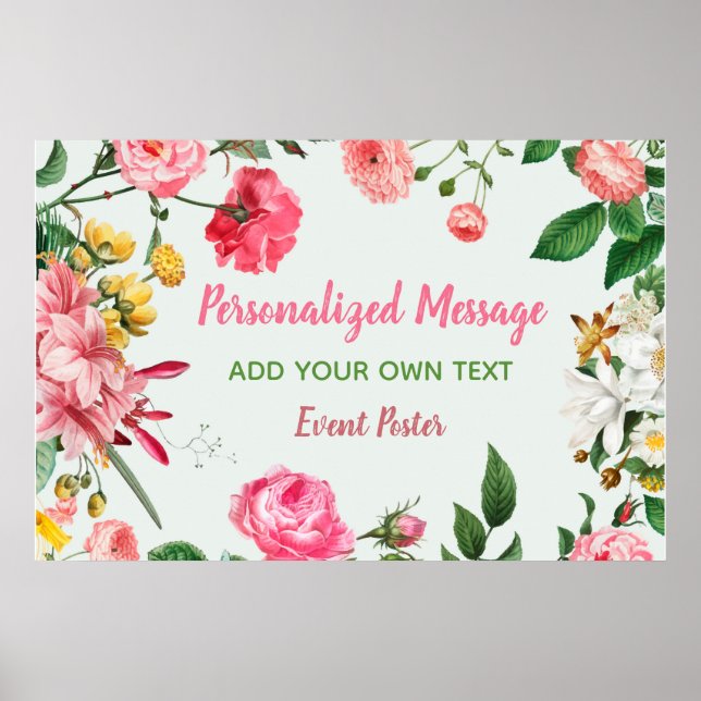 Floral Event Poster (Front)