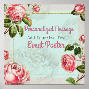 Floral Event Poster