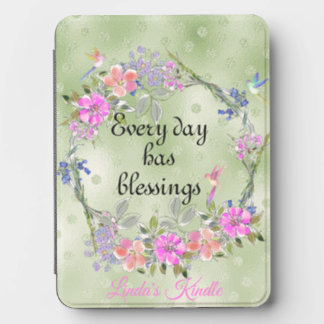 Floral Everyday Has Blessings With Hummingbirds Kindle Cover
