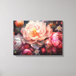 Floral Explosion Canvas Print