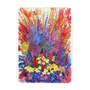 Floral Explosion Magnet