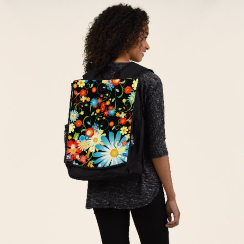 Floral Explosion of Color Backpack