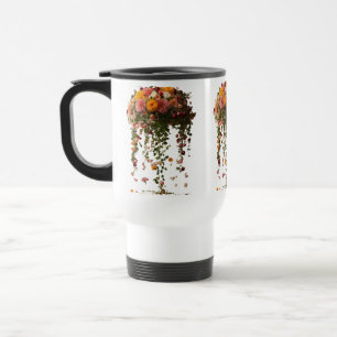 Floral Explosion Travel Mug - 15 oz