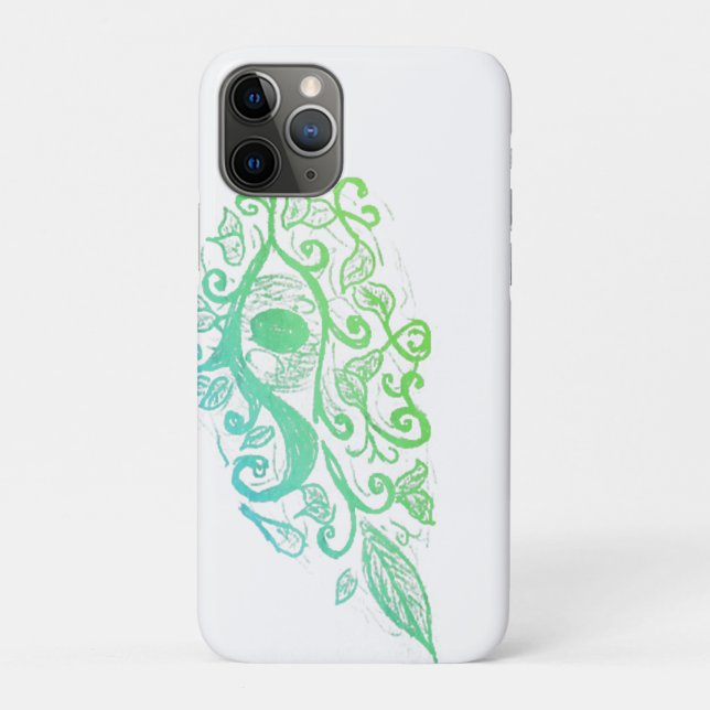 Floral eye phone case (Back)