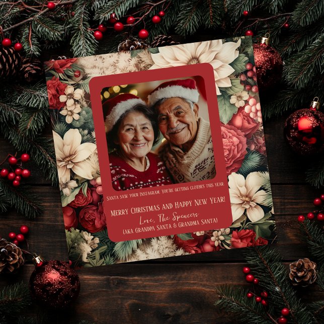 Floral & Fabulous: The Holiday Card You'll Love!  (Creator Uploaded)