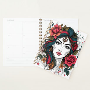 Floral Face – Boho Beauty Planner