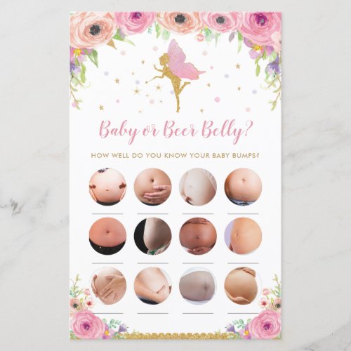 Floral Fairy Baby Predictions and Advice Activity