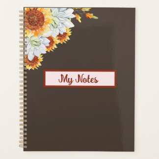 Floral Fall Inspire School  Planner