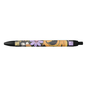 Floral Fall Pumpkin Halloween Pen