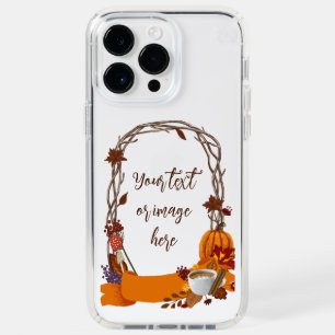 Floral Fall Wreath Autumn Flowers Foliage Speck iPhone 14 Pro Max Case
