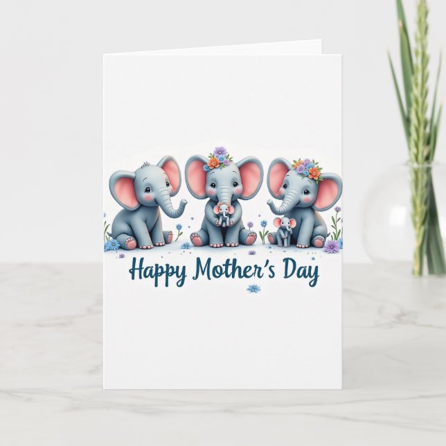 Floral Family Love Card (Front)