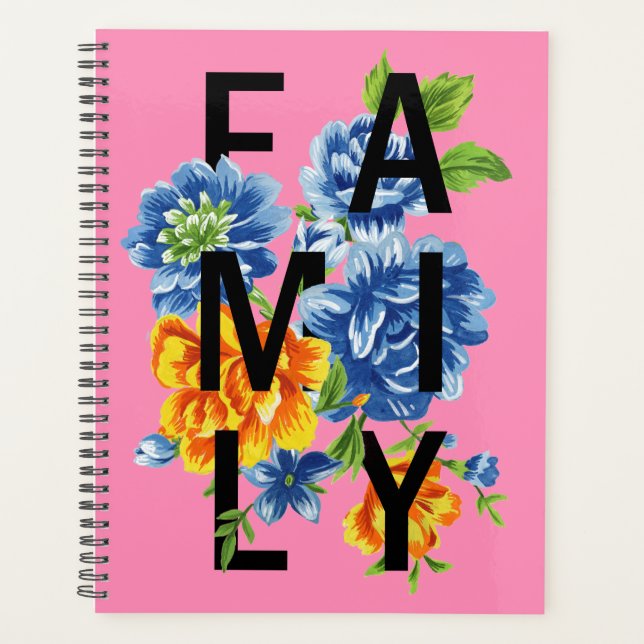 Floral Family Quote Planner (Front)