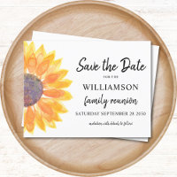 Floral Family Reunion Save The Date