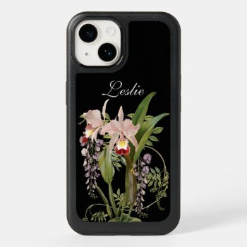 Floral Fancy Monogram Otterbox  Otterbox Iphone 14 Case by LiquidEyes at Zazzle
