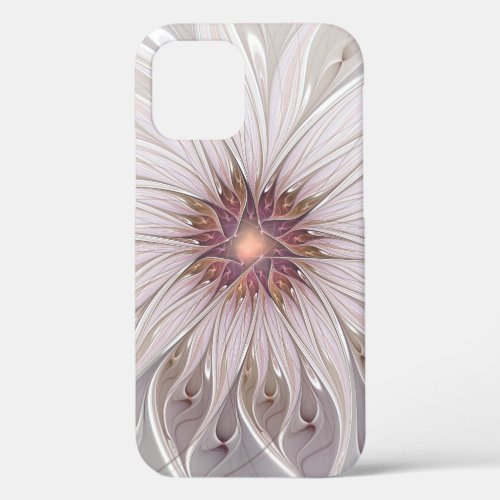 Floral Fantasy Abstract Modern Pastel Flower iPhone 12 Pro Case