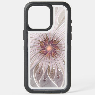 Floral Fantasy, Abstract Modern Pastel Flower iPhone 15 Pro Max Case