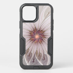 Floral Fantasy, Abstract Modern Pastel Flower OtterBox Commuter iPhone 12 Pro Case