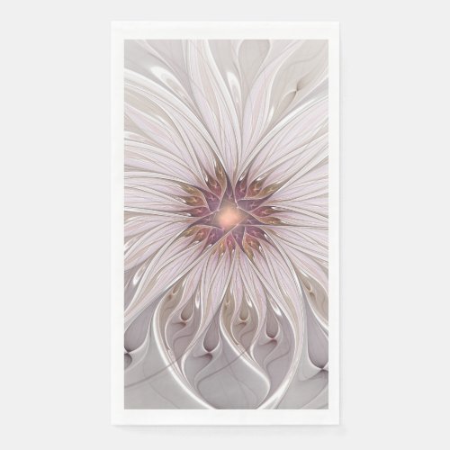 Floral Fantasy Abstract Modern Pastel Flower Paper Guest Towels