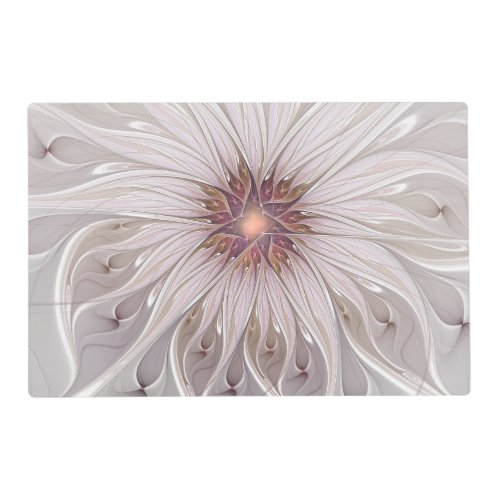 Floral Fantasy Abstract Modern Pastel Flower Placemat