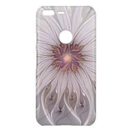 Floral Fantasy, Abstract Modern Pastel Flower Uncommon Google Pixel XL Case